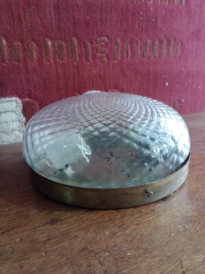 Plafond de techo con base dorada