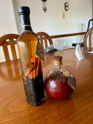 Botellas decorativas de cocina.