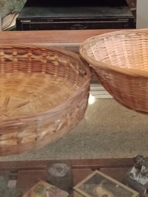 Paneras de mimbre